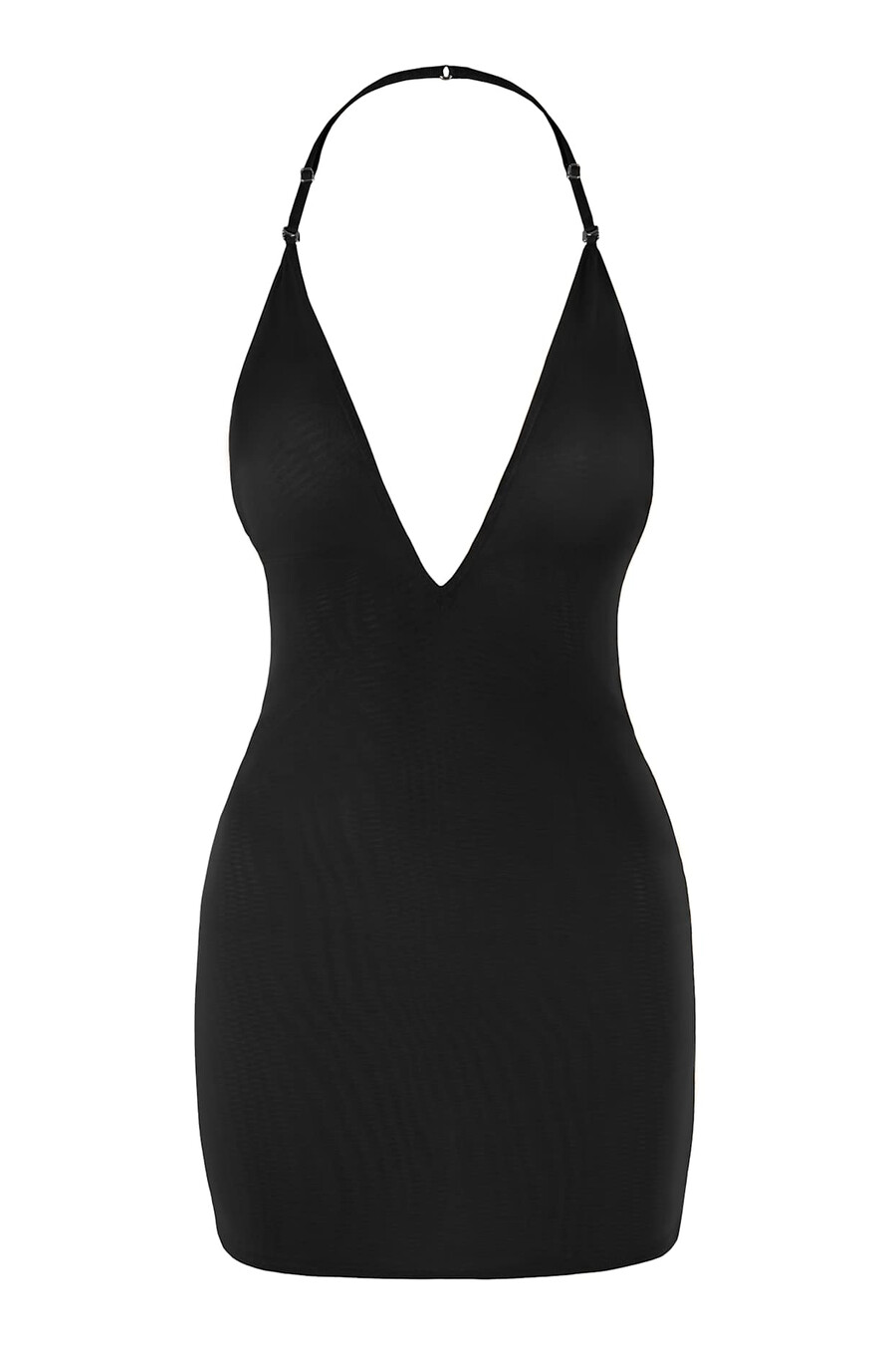 sukienka mini intimates soft mesh multiway w kolorze czarnym