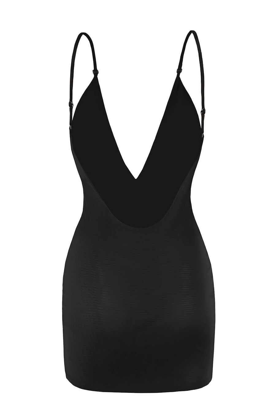 sukienka mini intimates soft mesh multiway w kolorze czarnym